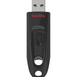 Online SanDisk Ultra 64GB USB 3.0 Type A Flash Drive, Black (SDCZ48-064G-AW46)