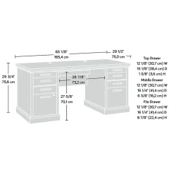 Computer Desks*Sauder Aspen Post 65