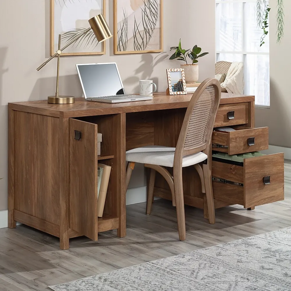 Computer Desks*Sauder Cannery Bridge 60"W Computer Desk, Sindoori Mango (429510)