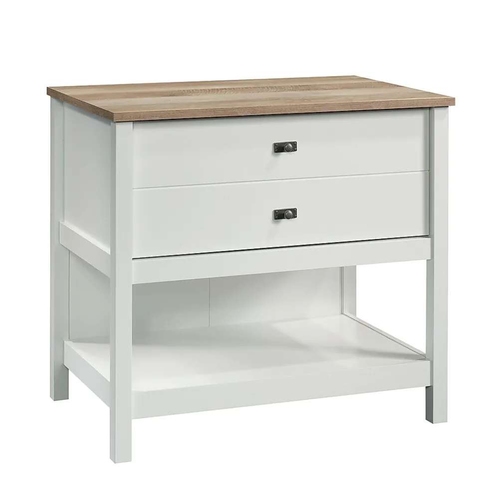 File Cabinets*Sauder Cottage Road Lateral File Cabinet, Letter/Legal Size, 30"H x 32"W x 22"D, Soft White (427307)