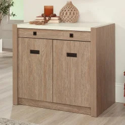 Storage Cabinets*Sauder Dixon City 30"H Storage Cabinet with 2 Shelves, Brushed Oak (432888)