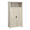 Storage Cabinets*Sauder Edge Water 60"H Storage Cabinet with 5 Shelves, Chalked Chestnut (434766)