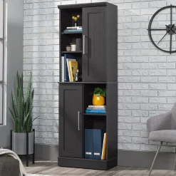 Storage Cabinets*Sauder HomePlus 71"H Storage Cabinet with 6 Shelves, Raven Oak (435131)