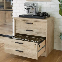 File Cabinets*Sauder Mason Peak Commercial 2-Drawer Lateral File Cabinet, Letter/Legal Size, Lockable, 31