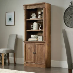 Bookcases*Sauder Palladia 72"H 5-Shelf Bookcase, Vintage Oak (420609)