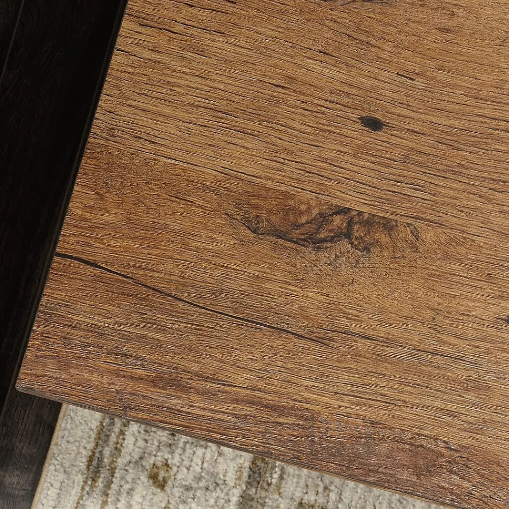 Office Desks*Sauder Palladia 65"W Executive Desk, Vintage Oak (420604)