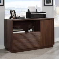 File Cabinets*Sauder Palo Alto File Cabinet, Letter/Legal Size, 29"H x 46"W x 19"D, Spiced Mahogany (427825)