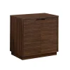 Storage Cabinets*Sauder Palo Alto 29"H Storage Cabinet, Spiced Mahogany (427823)