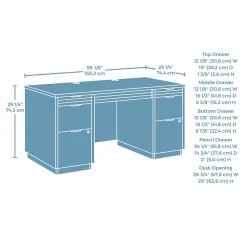 Corner Desks*Sauder Palo Alto 59
