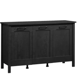 Storage Cabinets*Sauder Select 30"H Storage Cabinet with 4 Shelves, Raven Oak (433978)