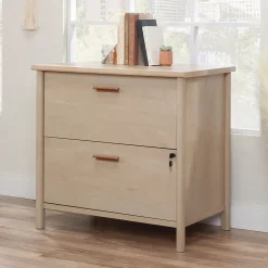 File Cabinets*Sauder Whitaker Point Commercial 2-Drawer Lateral File Cabinet, Letter/Legal Size, Lockable, 31"W x 21"D, Natural Maple (429374)