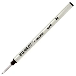 Pens|Schmidt Ink Schmidt 6040 Fineliner W/ Spring Loaded Refill, Fits Most Capped Rollerball Pens, Medium, Black, 2 Pack (SC58117)