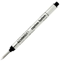 Pens|Schmidt Ink Schmidt 8126 Rollerball Long Capless Refill, Fine, Black, 2 Pack (SC58123)