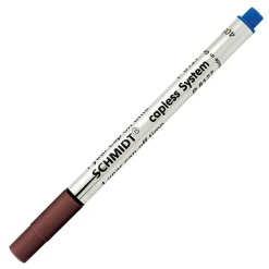 Pens|Schmidt Ink Schmidt 8127 Rollerball Short Capless Refill, Medium, Blue, 2 Pack (SC58132)