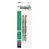 Pens|Schmidt Ink Schmidt 8126 Rollerball Short Capless Refill, Fine, Red, 2 Pack (SC58121)