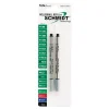 Pens|Schmidt Ink Schmidt 8126 Rollerball Short Capless Refill, Fine, Black, 2 Pack (SC58119)