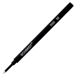 Pens|Schmidt Ink Schmidt 888 Safety Ceramic Rollerball Plastic Tube Refill, Fits Universal Pens, Medium, Black, 2 Pack (SC58111)