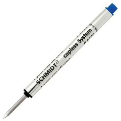 Pens|Schmidt Ink Schmidt P8120 Short Capless Rollerball Refill, Broad, Blue, 2 Pack (SC58134)