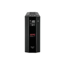 Schneider Electric Back UPS Pro Battery Backup and Surge Protector, Compact Tower, 1500VA, AVR, LCD, 120V, Black (BX1500M)