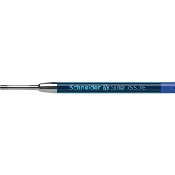 Pens|Schneider Slider 755 XB Ballpoint Pen Refill, Extra Broad Point, Blue Ink, Pack of 10 (PSY175503-10)