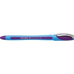 Pens|Stride Schneider Slider Memo XB Ballpoint Pen, Extra Bold Point, Violet Ink, 10/Box (PSY150208)