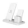 Base3 3-in-1 Wireless Charging Dock for Apple iPhone/Apple Watch/Apple AirPods, White (CSQ3N1WT-SP)<scosche Sale