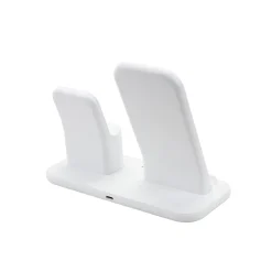 Base3 3-in-1 Wireless Charging Dock for Apple iPhone/Apple Watch/Apple AirPods, White (CSQ3N1WT-SP)<scosche Sale