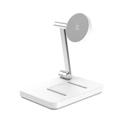 BASECHARGE Wireless MagSafe Compatible Stand with Power Bank for Most Smartphones, 5000mAh, White (MSQSWT-SP)<scosche Sale