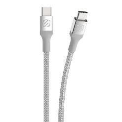Braided Dual USB-C Charge & Sync Cable (CCB4SR-SP)<scosche New