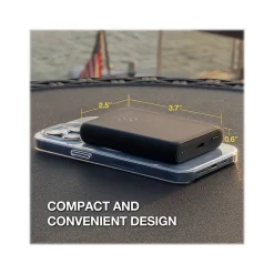 GoBat MagSafe Wireless Power Bank, 5000mAh, Black (PBQ5MS-SP)<scosche Discount