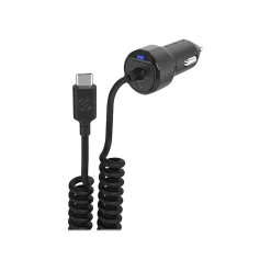 PowerVolt USB Car Charger for Most Smartphones, Black (CPDC203-SP)<scosche New