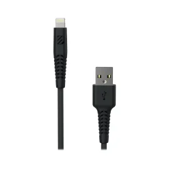 StrikeLine HD Lightning USB Cable for iPhone/iPad/iPod Touch, Black (HDI310I)<scosche New