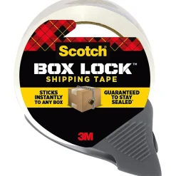 Discount Scotch Box Lock Packaging Tape, 1.88 in x 38.2 yds. (3950S-RD-SR)