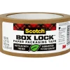 Online Scotch Box Lock Paper Packaging Tape, 1.88" x 25 yds., Brown (7850-23-8GC)
