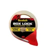 Sale Scotch Box Lock Shipping Packing Tape with Refillable Dispenser, 1.88 in x 54.6 yds., Clear (3950-RD)