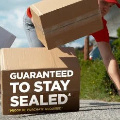 Sale Scotch Box Lock Shipping Packing Tape with Refillable Dispenser, 1.88 in x 54.6 yds., Clear (3950-RD)