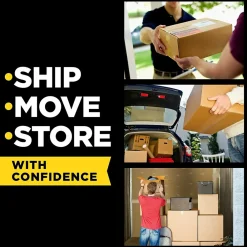 Sale Scotch Box Lock Shipping Packing Tape with Refillable Dispenser, 1.88 in x 54.6 yds., Clear (3950-RD)