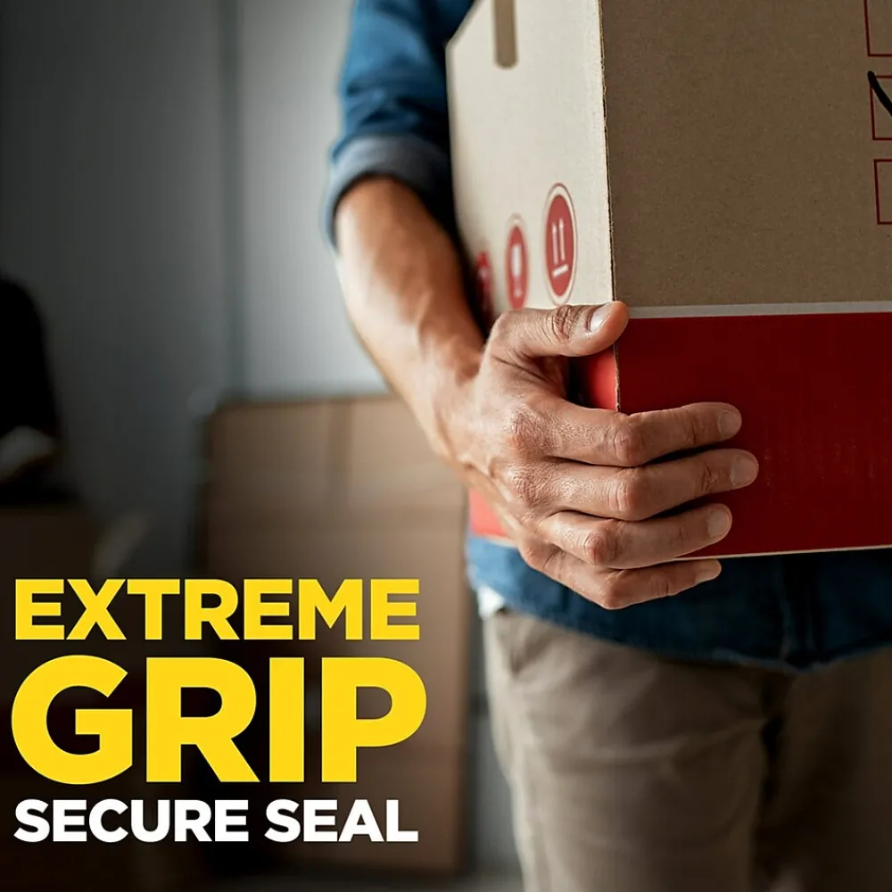 Outlet Scotch Box Lock Shipping Packing Tape, 1.88 in x 54.6 yds., Clear, 3/Pack (3950-3)