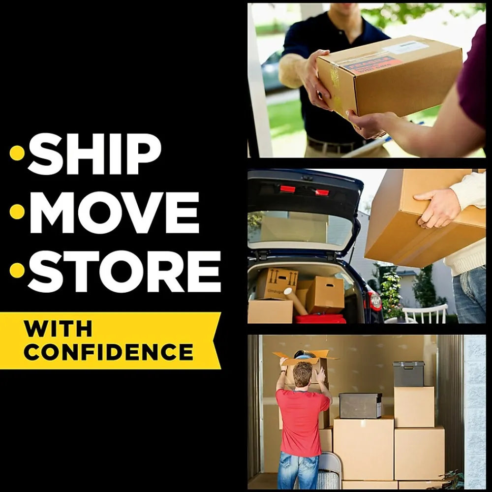 Outlet Scotch Box Lock Shipping Packing Tape, 1.88 in x 54.6 yds., Clear, 3/Pack (3950-3)