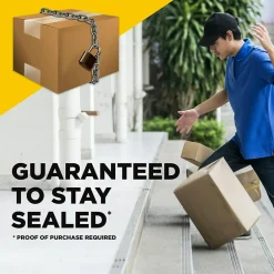 New Scotch Box Lock Shipping Packing Tape, 1.88 in. x 38.2 yds., Clear, 3 Pack (3950S-3)