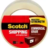 Clearance Scotch Commercial Grade Shipping Packing Tape, 1.88" x 54.6 yds., Clear (3750)