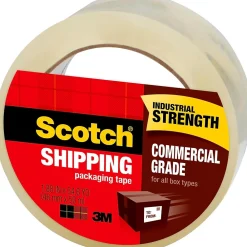Clearance Scotch Commercial Grade Shipping Packing Tape, 1.88
