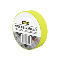 Hot Scotch Expressions Masking Tape, 0.94" x 20 yds., Lemon Lime (3437-GRN)