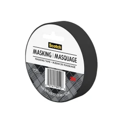 New Scotch ® Expressions Masking Tape, .94" x 20 yds., Black (3437-BLK)