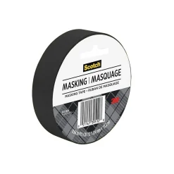 New Scotch ® Expressions Masking Tape, .94" x 20 yds., Black (3437-BLK)