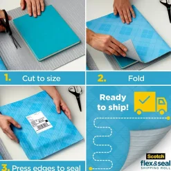 Best Scotch ™ Flex & Seal Shipping Roll Self-Sealing Padded Mailer, 15