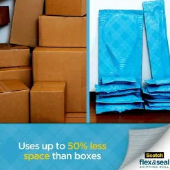Hot Scotch ™ Flex & Seal Shipping Roll Self-Sealing Padded Mailer, 15