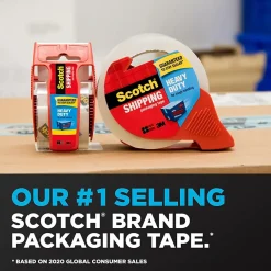 Best Scotch Heavy Duty Packing Tape, 1.88