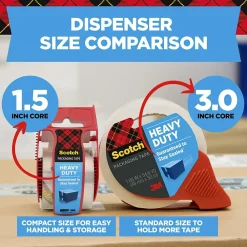 Clearance Scotch Heavy Duty Packing Tape with Dispenser, 1.88