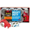 Clearance Scotch Heavy Duty Shipping Packing Tape, 1.88" x 54.6 yds., Clear, 12/Pack (3850-12-DP3)